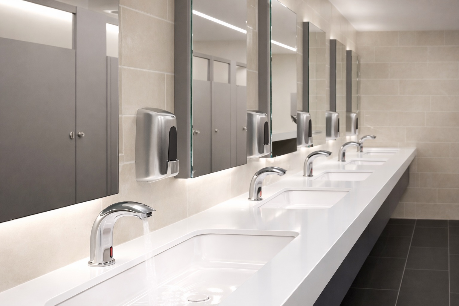 Commercial Grade Touchless Faucets
